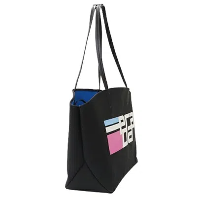 Shop Prada Canapa Black Canvas Tote Bag ()