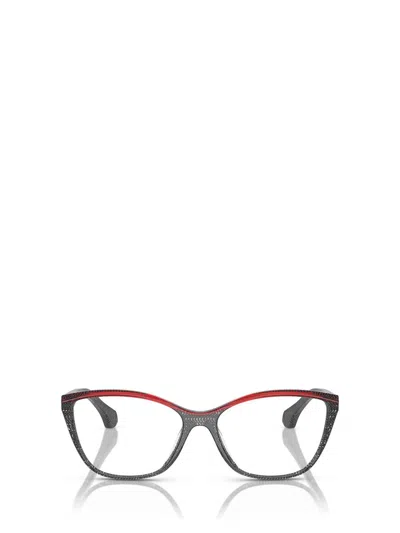 Shop Alain Mikli Eyeglasses In New Pointillee Grey/red