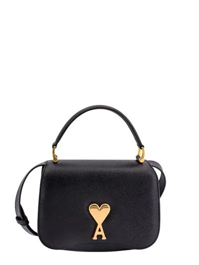 Shop Ami Alexandre Mattiussi Ami Paris Shoulder Bag In Black