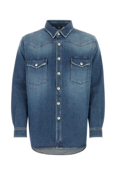 Burberry Shirt In Vintagedenim