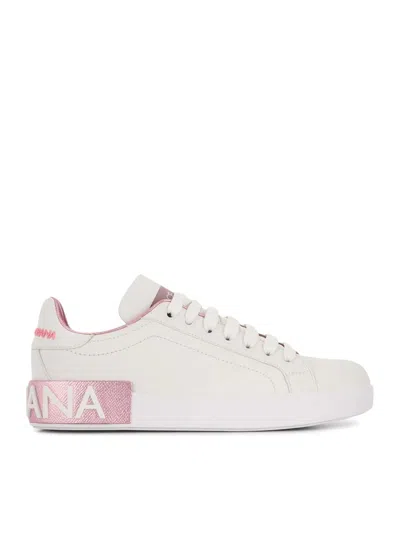 Shop Dolce & Gabbana Sneakers Shoes In White