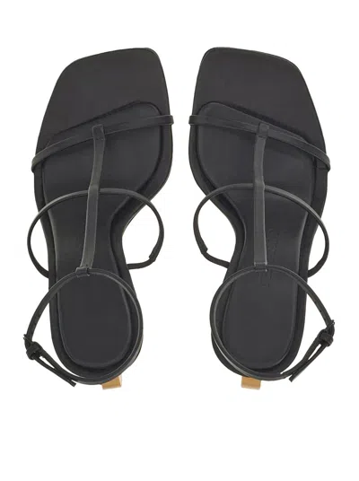 Shop Ferragamo Sandals Shoes In Black