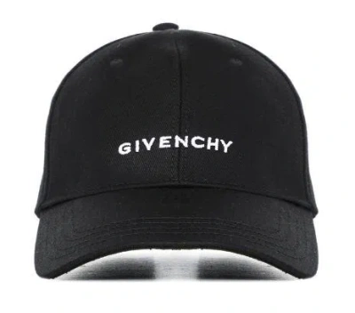 Shop Givenchy Beanie With  Embroidery In Cotton In Black