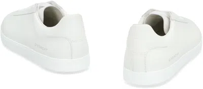 Shop Givenchy Town Leather Low-top Sneakers In White