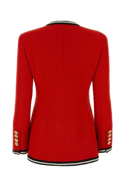Shop Gucci Jackets And Vests In Red