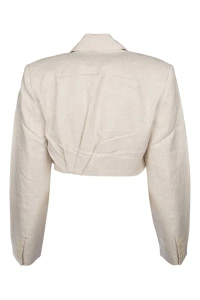 Shop Jacquemus Jackets And Vests In Lightbeige
