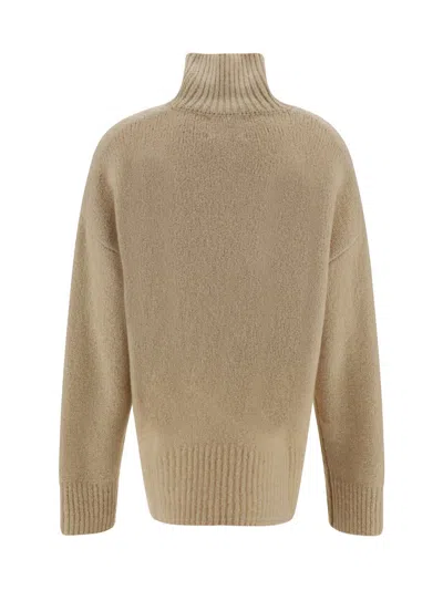 Shop Lisa Yang Knitwear In Sand Boucle