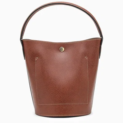 Shop Longchamp S Épure Bucket Bag In Brown