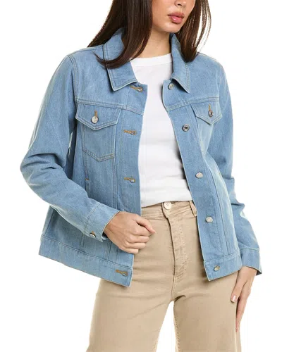 Shop Pascale La Mode Denim Jacket In Blue