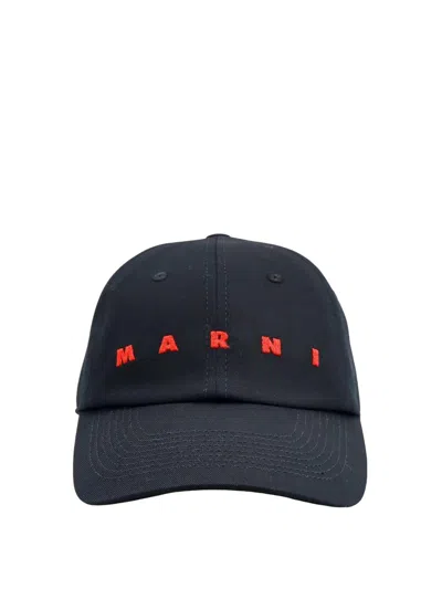 Shop Marni Hat In Black