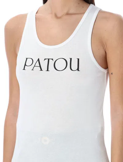 Shop Patou Logo Tank Top In White