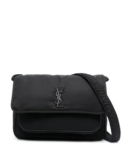 Shop Saint Laurent Niki Shoulder  Bags In Black