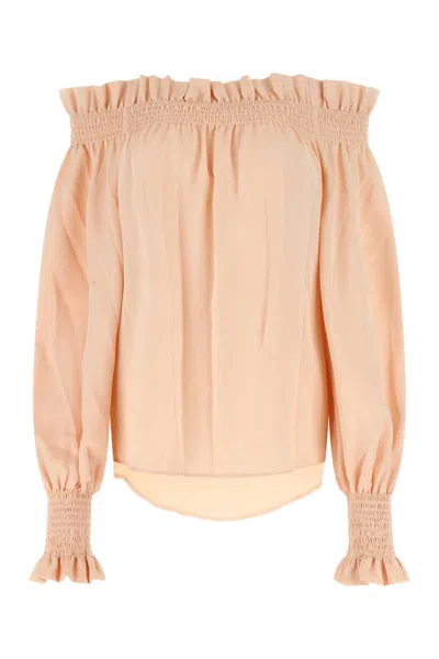 Shop See By Chloé See By Chloe Shirts In Pink