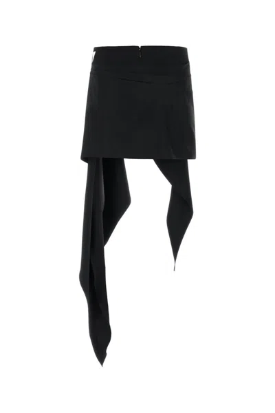 Shop Attico The  Skirts In Black