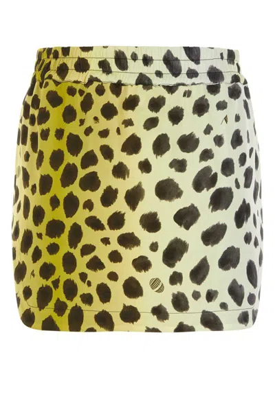 Shop Attico The  Skirts In Animal Print