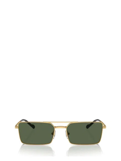 Shop Vogue Eyewear Sunglasses In Gold