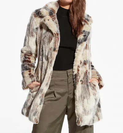 Shop As By Df Alexa Fur Jacket In Autumn In Multi