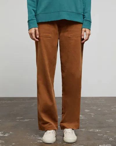 Shop Onia Wide Leg Corduroy Carpenter Pant In Mineral In Multi