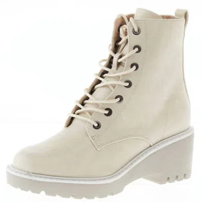 Shop Corkys Footwear Ghosted Boot In Cream In White