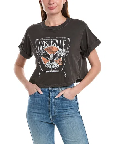 Shop Girl Dangerous Nashville Hawk T-shirt In Black