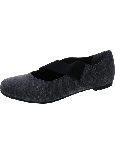 Shop Ros Hommerson Danish Womens Round Toe Slip On Mary Janes In Black