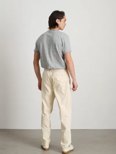 Shop Alex Mill Pull-on Button Fly Pant In Oat Milk