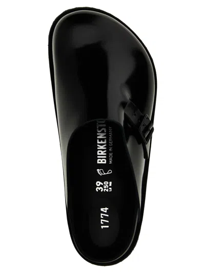 Shop Birkenstock 1774 33 Dougal Flat Shoes Black