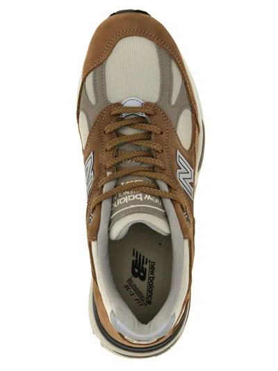 Shop New Balance 991v2 Sneakers Brown