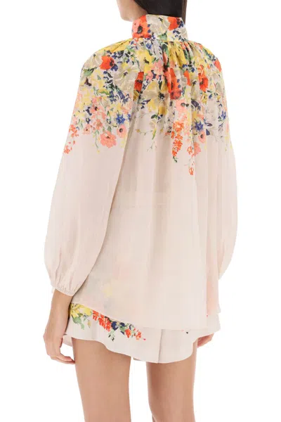 Shop Zimmermann Alight Ramie Billow Blouse