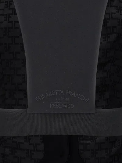 Shop Elisabetta Franchi Cut-out Vest Gilet Black