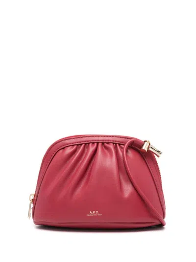 Shop Apc A.p.c. Bourse Ninon Small Bags In Red