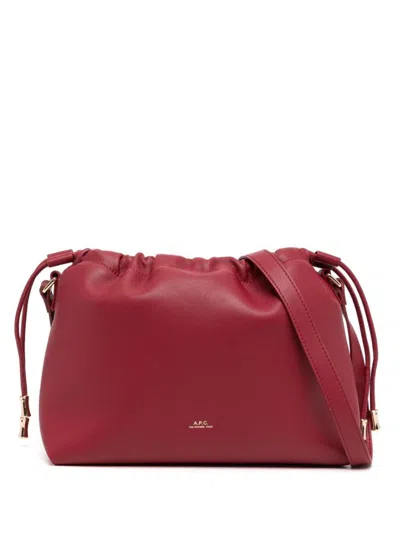 Shop Apc A.p.c. Sac Ninon Bags In Red