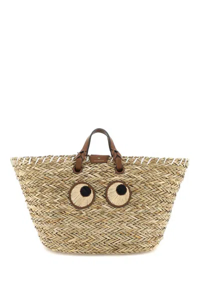 Shop Anya Hindmarch 'paper Eyes' Handbag In Multicolor