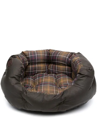 Shop Barbour Wax/cotton Dog Bed 24in Accessories In Green