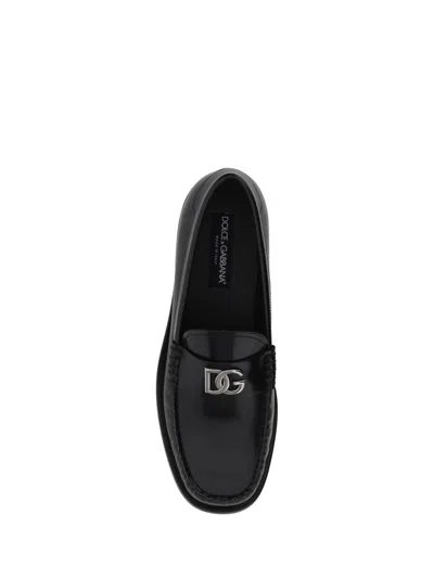 Shop Dolce & Gabbana Loafers In Nero