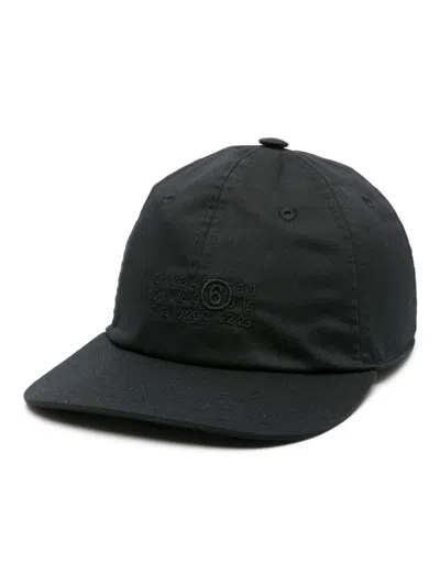 Shop Mm6 Maison Margiela Hat Accessories In Black