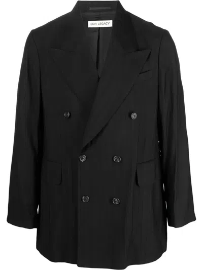 Shop Our Legacy Sharp Db Blazer Clothing In Black