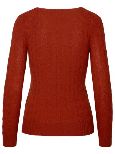 Shop Polo Ralph Lauren Red Cachemire Blend Julianna Sweater