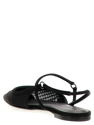 Shop Nensi Dojaka Mesh Slingback Ballet Flats Flat Shoes Black