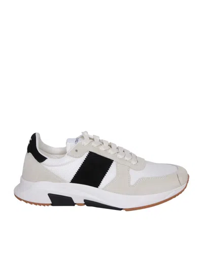 Shop Tom Ford Sneakers In White