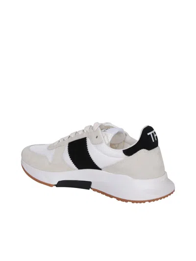 Shop Tom Ford Sneakers In White