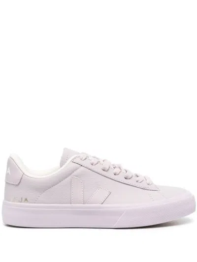 Shop Veja Campo Chefree Leather Shoes In Full Parme