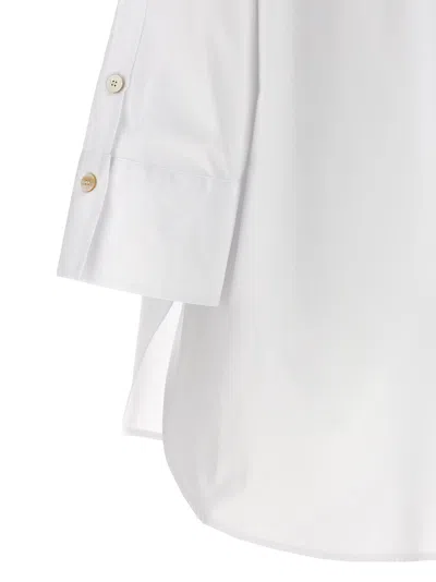 Shop Alberto Biani Poplin Shirt Shirt, Blouse White