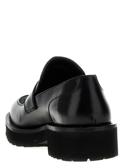 Shop Valentino Toile Iconographe Loafers Black