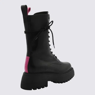Shop 3juin Black Leather Dede Boots