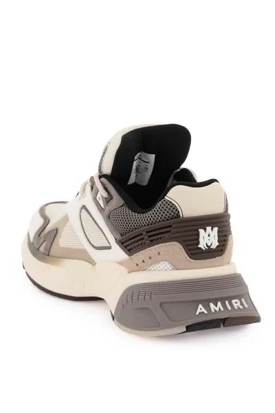 Shop Amiri Mesh And Leather Ma Sneakers In 9 Men In Multicolor