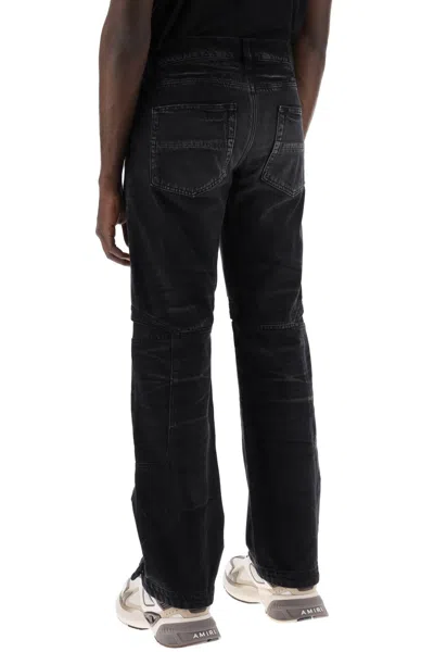 Shop Amiri Mx-3 Jeans With Mesh Inserts Men In Blue