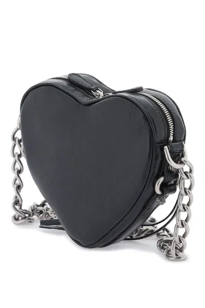 Shop Balenciaga Le Cagole Heart Mini Bag Women In Black