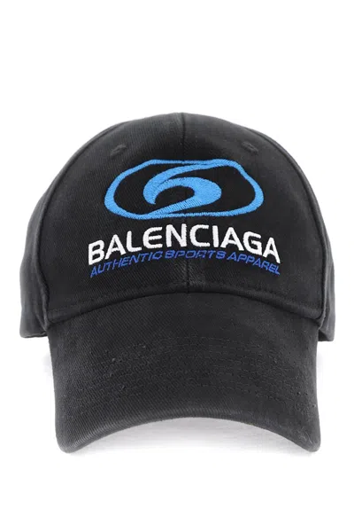 Shop Balenciaga Surfer Baseball Cap Women In Black