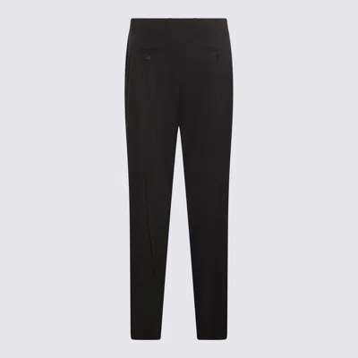 Shop Dolce & Gabbana Black Wool Pants